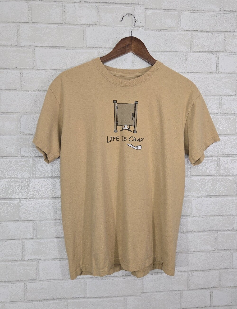 "Life Is Crap" graphic tee